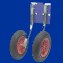 Roues de halage rabattables