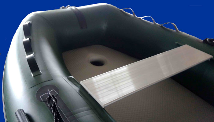 Bateau plancher gonflable vert Bateau plancher gonflable vert